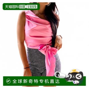 自营 美国奥莱直发 glam她穿着粉红色 上衣