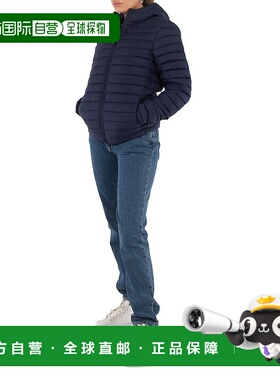 自营 Save The Duck男式海军蓝Luke P-EM绗缝羽绒服-海军蓝 美国