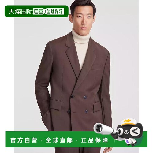 1h可退 【美国直邮】HUGO by Hugo Boss 男士现代合身纯羊毛双排