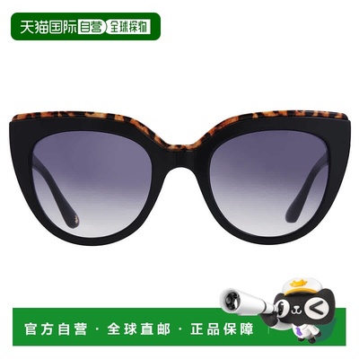 自营Nine West 46369RNJ001 Black Cat Eye Ladies Sunglasses 10