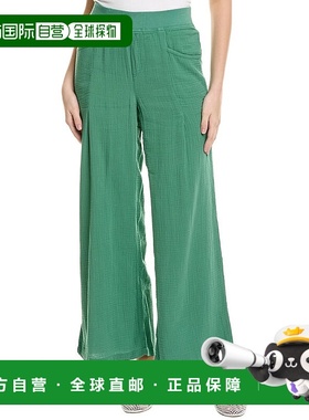自营 XCVI Wilder阔腿长裤-绿色 美国奥莱直发新款阔腿裤休闲裤