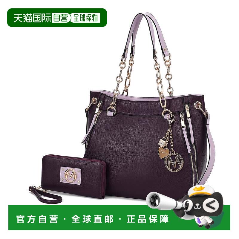 自营mia k collectionLina 女士单肩包和钱包套装，Mia K 出品 -图片