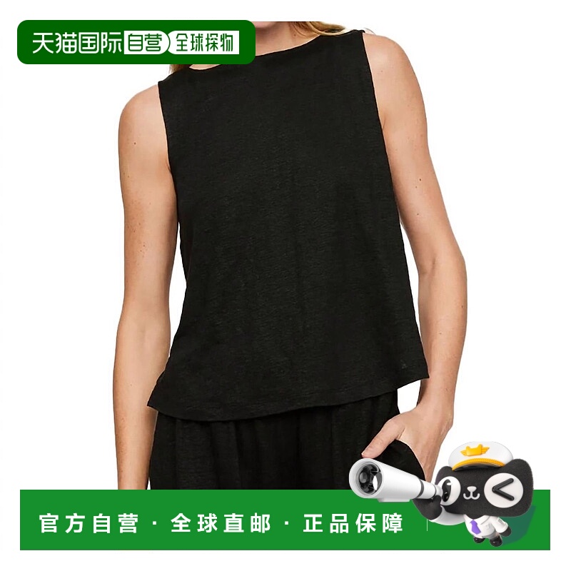 自营eberjeyOrganic Crop Tank In Black 美国奥莱直发