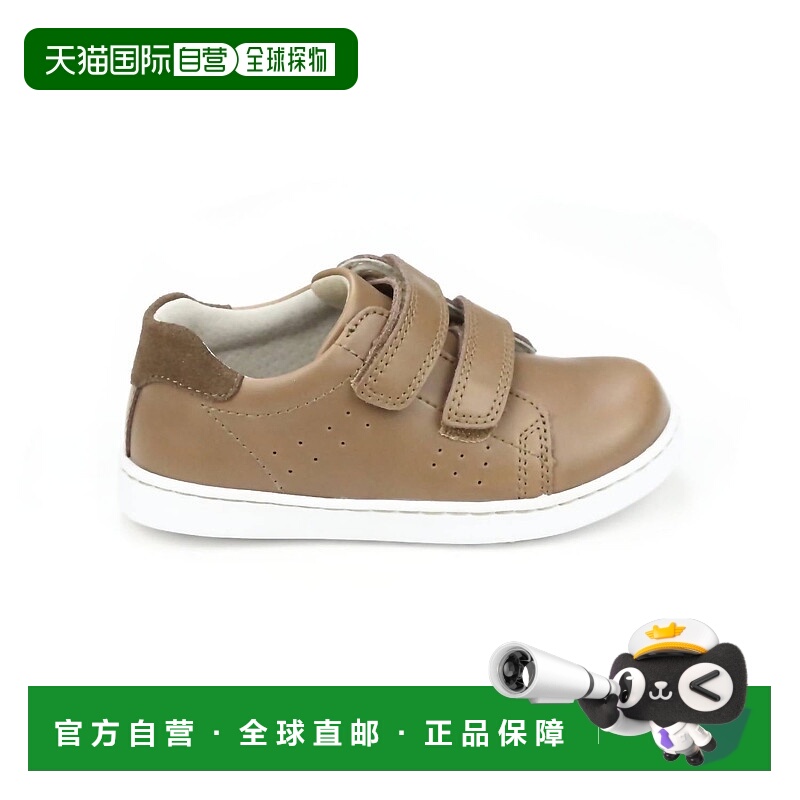 自营l'amour男孩的Kyle双尼龙搭扣运动鞋在摩卡-摩卡 美国奥莱直