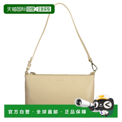 自营Coccinelle Leather Women Women's Handbag - beige 美国奥