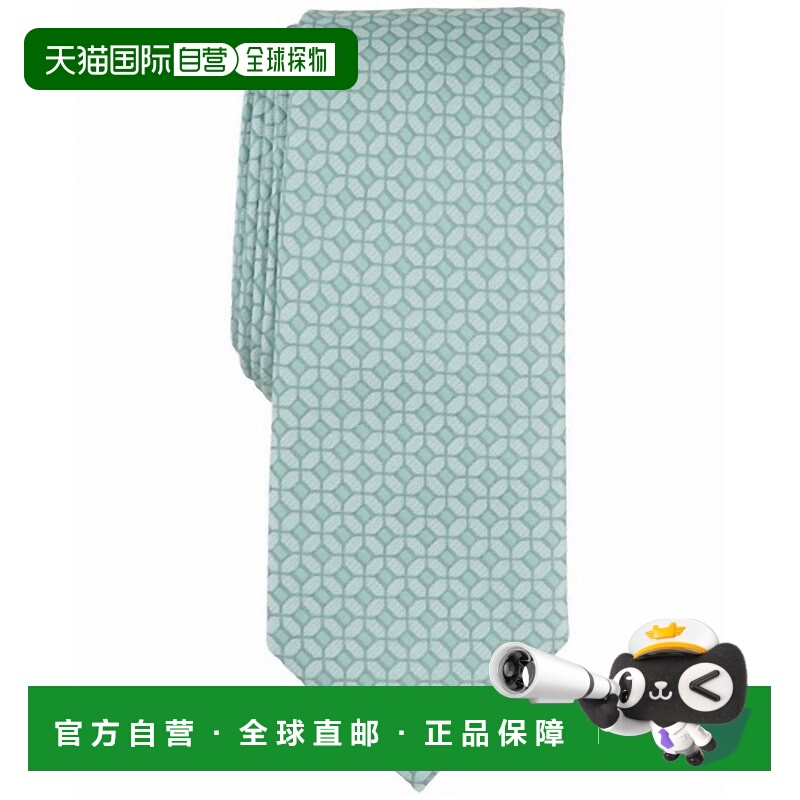自营alfaniMen's Garner Geo-Pattern Tie In Mint Green - mint