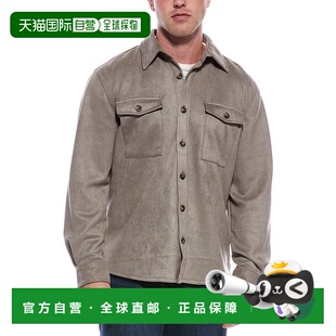 自营Vintage 1946 Microsuede Overshirt - grey 美国奥莱直发