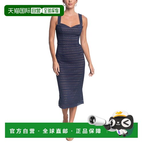 自营Dress The Population Nicole Mini Dress - blue 美国奥莱直