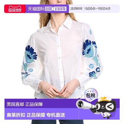 自营Ro's Garden Norway Shirt - white 美国奥莱直发泡泡袖