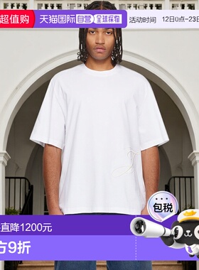 1h可退 香港直邮潮奢 Jacquemus 男士 白色 Le T-shirt J MC T 恤