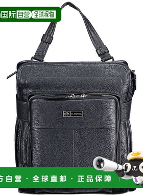 自营 La Martina聚乙烯女式双肩包-蓝色手提包 美国直发奥莱