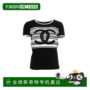 美国奥莱直发 自营 chanel黑色敞开式 女式 针织上衣