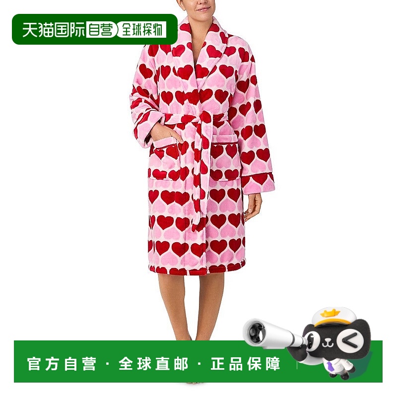 自营Kate Spade New York Chenille Robe Womens Heart Toss Wrap