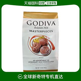 美国直邮GODIVA 歌帝梵 混合巧克力 白袋 422g