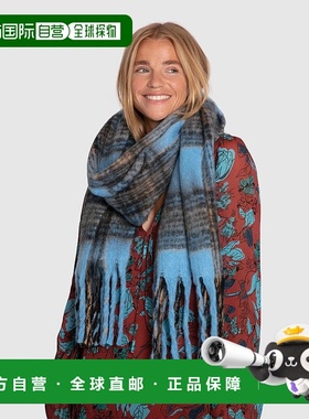 自营 belle & bloom回家围巾-蓝色 美国奥莱直发