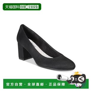 street easy 女士 高跟鞋 休 1h可退 圆头麂皮粗跟正品 美国直邮