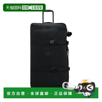 自营Kipling Spontaneous Large Rolling Luggage - black noir