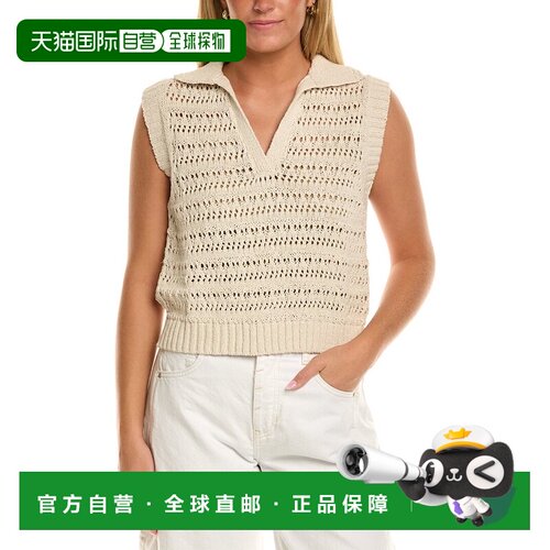 自营Velvet by Graham & Spencer Renee Sweater - white 美国奥