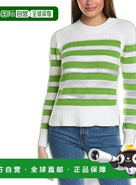 自营 autumn cashmere秋季羊绒混合针织毛衣 - 白色 美国奥莱直发