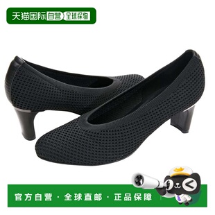 黑色弹性针织防滑块跟JOBB1958 Pumps女式 黑色 Darrie 自营Vaneli