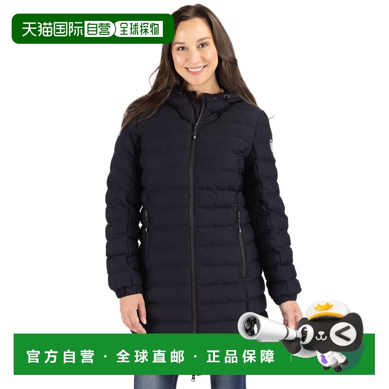 自营Cutter & Buck Mission Ridge Repreve绝缘女士长款全拉链河-