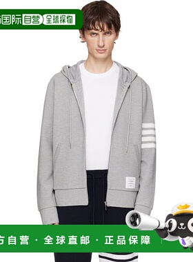 1h可退 香港直邮潮奢 Thom Browne 汤姆 布朗 男士 灰色 Cotton O