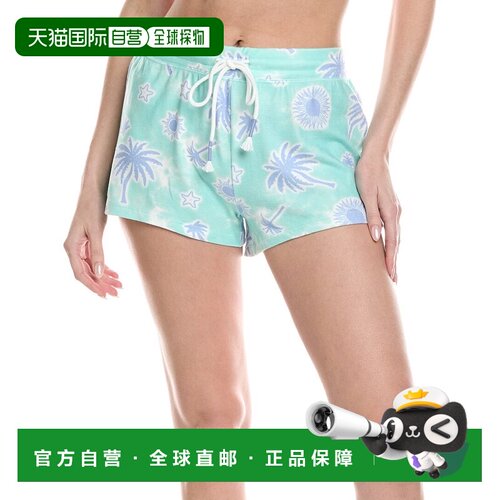 自营pj salvageP.J. Salvage Vacay Vibes Short - green 美国奥