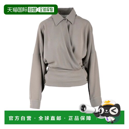自营philosophy di lorenzo serafiniKhaki Triacetate Polyester