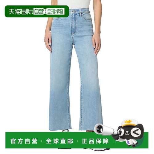 自营joe's jeansJOE'S牛仔裤Kiso宽腿脚踝牛仔裤-蓝色 美国奥莱直