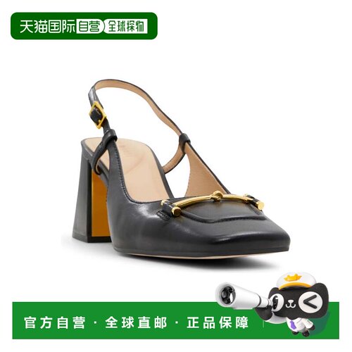 自营Ted Baker 女士 Mia Icon 皮革露跟高跟鞋，黑色 - 黑色 美国