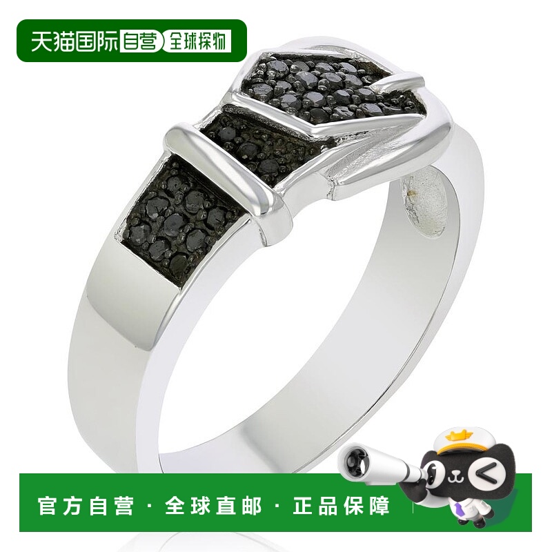 【美国直邮】vir jewels  戒指纯银钻石天然配饰婚戒