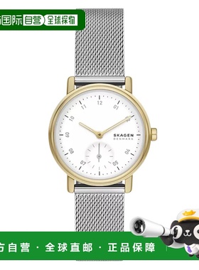自营Skagen Women's Lille White Dial Watch - white 美国奥莱直
