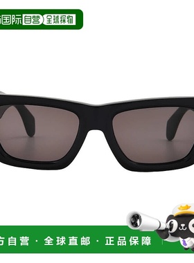 自营Palm Angels MAGNOLIA Dark Grey Square Unisex Sunglasses