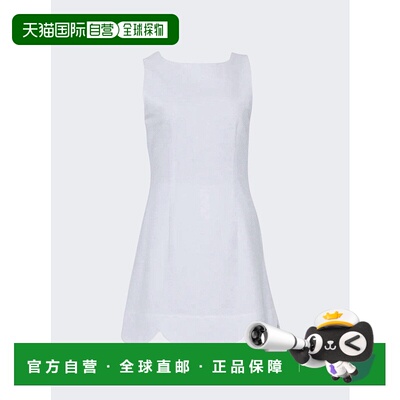 自营 lisa marie fernandez扇贝迷你连衣裙配短裤-白色 美国奥莱