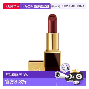 香港直邮 TOM FORD汤姆福特 黑管哑光滋润口号持久气色3g/3.正品
