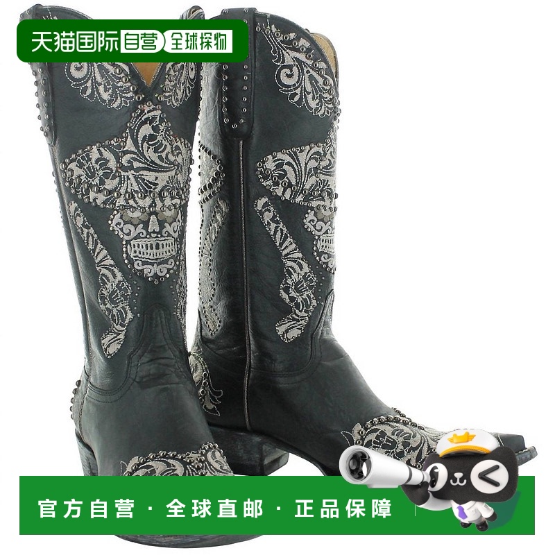 自营 old gringo黑色女式L&L射击靴 美国奥莱直发