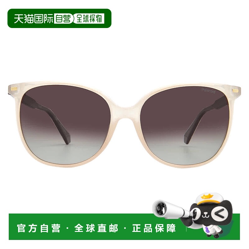 自营Polaroid Polarized Brown Shaded Square Ladies Sunglasses