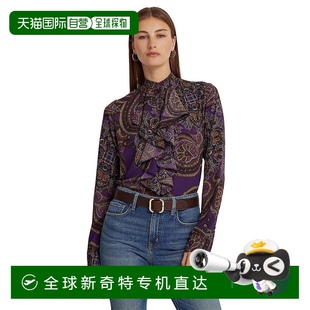 LAUREN女士襯衫 RALPH 美國直郵 舒適百搭女裝 直筒型 時尚 長袖