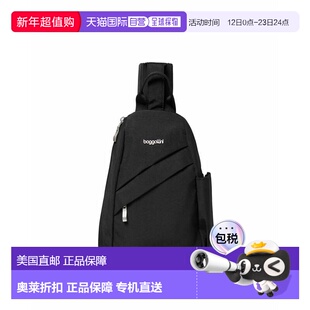 自营baggallini Women's Medium Crossbody Sling Backpack - bla