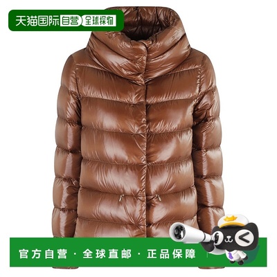 自营herno字母羽绒服-棕色 美国奥莱直发
