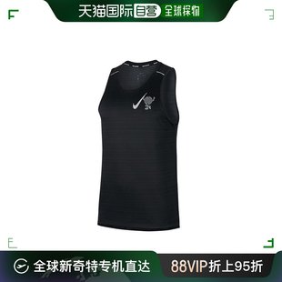 T恤黑色无袖 美国直邮Nike耐克男士 上装 短袖 跑步衬衫 运动休闲衫