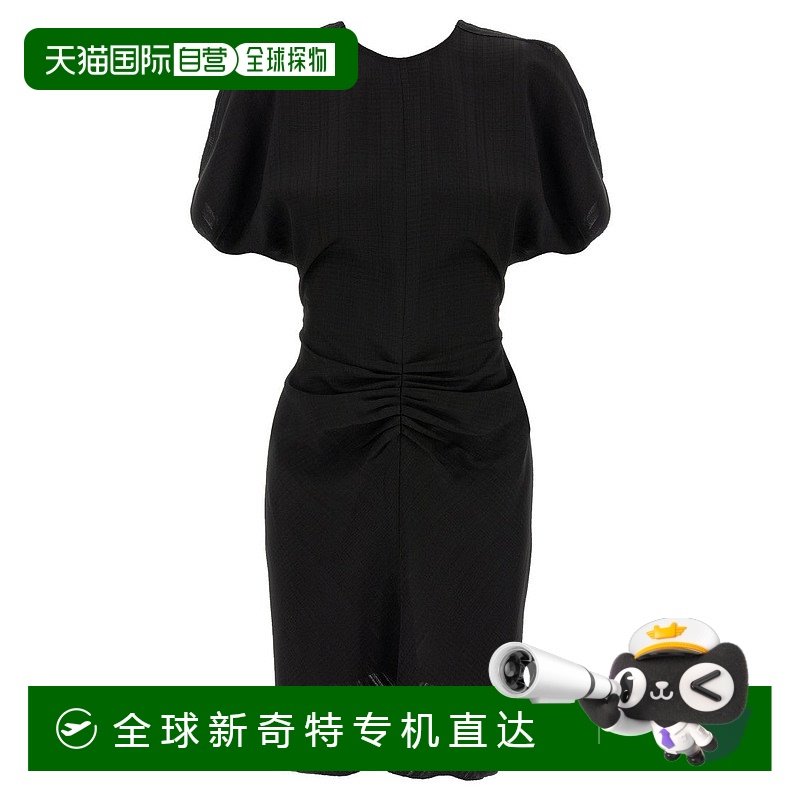 自营 victoria beckham“束腰迷你”连衣裙-黑色 【美国奥莱】直
