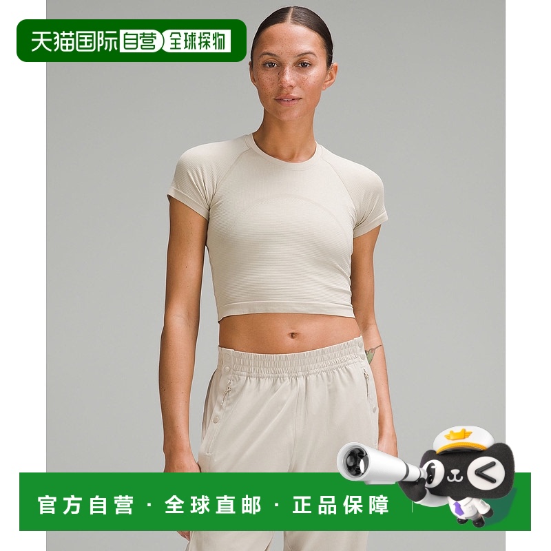香港直邮潮奢 Lululemon 女士 Swiftly Tech Cropped Short-Sleev