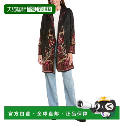 自营johnny wasJohnny是Biya金属Duster-黑色 美国奥莱直发