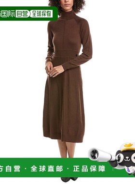 自营Derek Lam 10 Crosby Becky Horsebit羊毛毛衣-棕色 美国奥莱