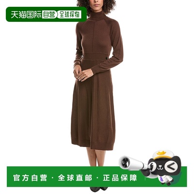 自营Derek Lam 10 Crosby Becky Horsebit羊毛毛衣-棕色 美国奥莱