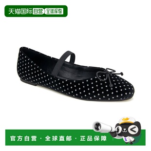 自营Kenneth Cole New York Myra Velvet Flat - black 美国奥莱
