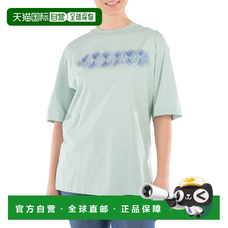 自营 marni玛尼钻石印花T恤-林登 美国奥莱直发