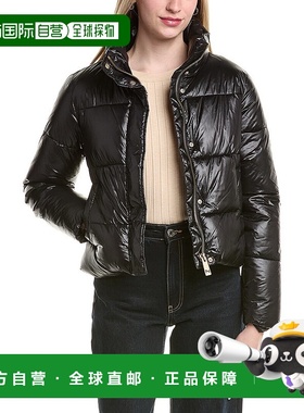 自营Noize Crop Puffer Jacket - black 美国奥莱直发夹克