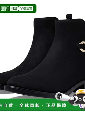 自营Tommy Hilfiger Imiera Boots Women's Black Almond Toe Ank